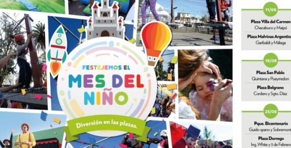 Las plazas de San Fernando festejarán el Mes del Niño