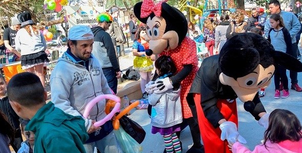 El Día del Niño se festejó en 40 plazas de San Martín