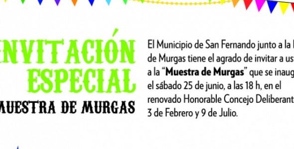 San Fernando invita a la “Muestra de Murgas” el sábado 25 en el Concejo Deliberante