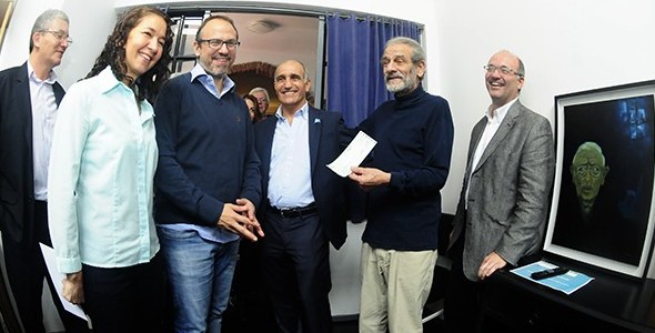 Daniel Salvador visitó la casa de Ernesto Sábato