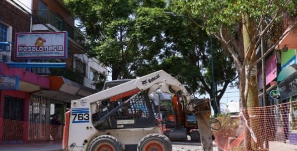 AVANZAN LOS TRABAJOS DE REPAVIMENTACIÓN EN BOULOGNE
