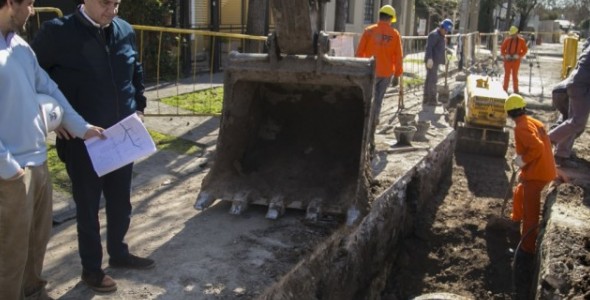 Nuevas obras hidráulicas en Olivos