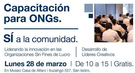 Taller gratuito de capacitación para ONG’S
