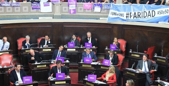El Senado Provincial votó por unanimidad el Proyecto de Paridad del Frente Renovador