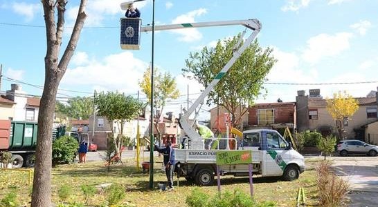 RENUEVAN LA PLAZA DEL BARRIO LA ANGELITA DE BECCAR