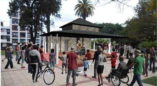 EN PLAZAS DE SAN ISIDRO CREAN AUDITORIOS PARA EVENTOS CULTURALES
