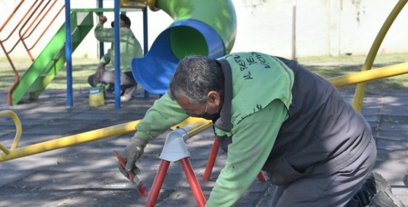 San Fernando sigue manteniendo y renovando los espacios públicos de la ciudad