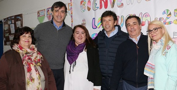 POSSE Y ESTEBAN BULLRICH ANUNCIARON LA DOBLE JORNADA EN LA ESCUELA Nº 25 DE BECCAR