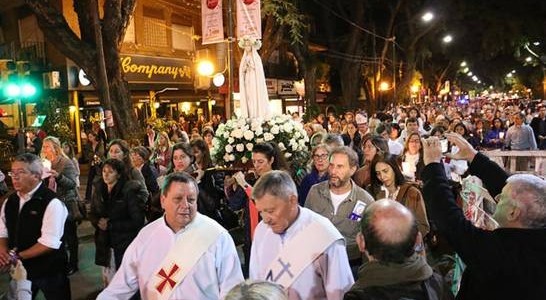 LAS VÍRGENES DE FÁTIMA Y LUJÁN TUVIERON SUS FIESTAS EN SAN ISIDRO