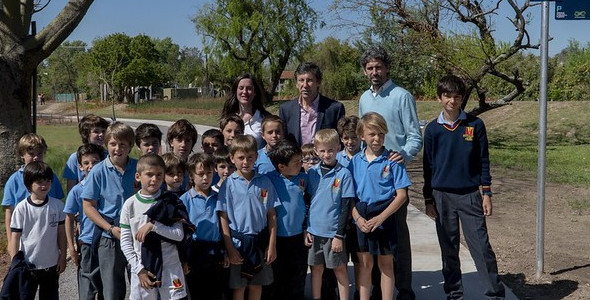 SAN ISIDRO: CONSTRUYEN CAMINOS EN EL FUTURO PARQUE PÚBLICO DEL PUERTO