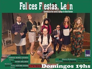 Felices Fiestas, León de Kado Kostzer, en Teatro de Repertorio Argentina‏