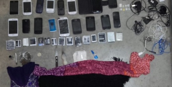 Incautan elementos prohibidos en cárcel de Varela