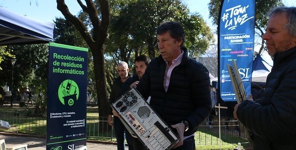 SAN ISIDRO RECOLECTÓ RESIDUOS ELECTRÓNICOS