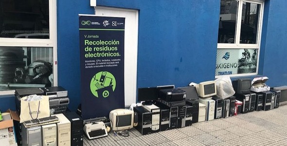 EN SAN ISIDRO SE REALIZÓ UNA NUEVA JORNADA DE RECOLECCIÓN DE RESIDUOS ELECTRÓNICOS