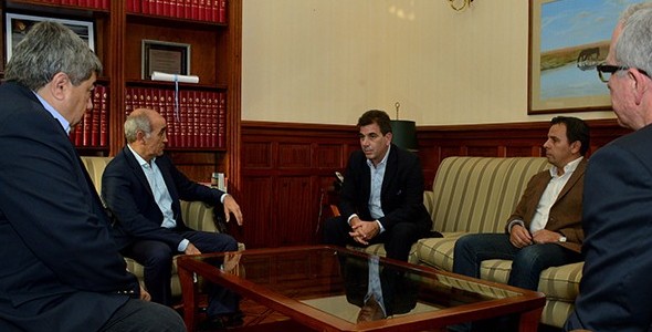 Cristian Ritondo visitó el Senado Provincial