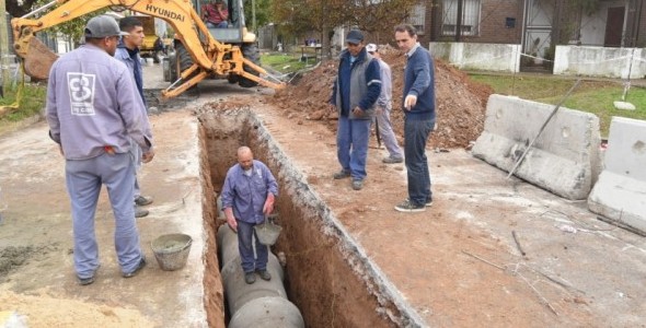 Katopodis supervisó nuevas obras hidráulicas en San Andrés