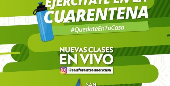 San Fernando entrena en casa: nuevas clases deportivas en vivo por Instagram