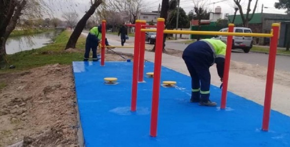 Tigre avanza en la construcción de una nueva senda aeróbica en Troncos del Talar
