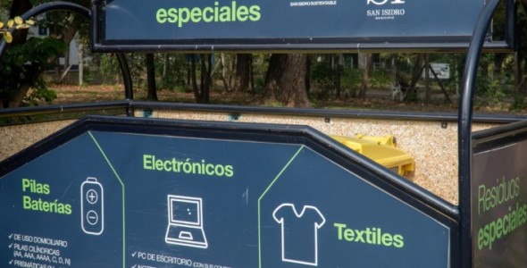 San Isidro: el Municipio suma estaciones de residuos especiales