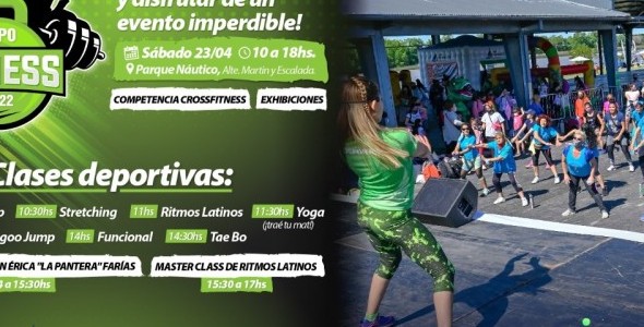 Este sábado llega la “Expo Fitness 2022” en el Parque Náutico de San Fernando