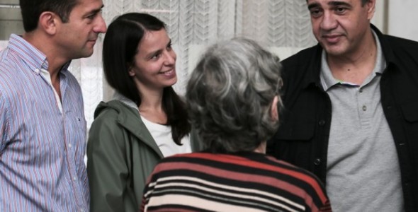 Jorge Macri y Soledad Martínez encabezaron el timbreo en Munro