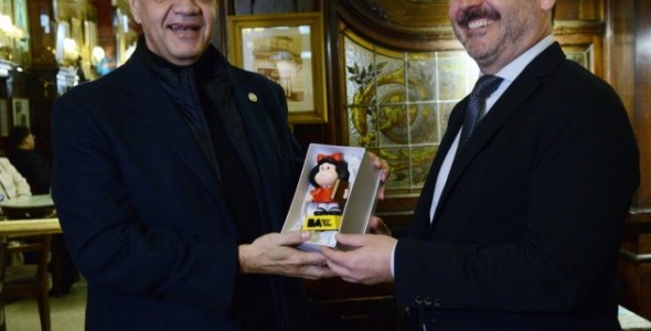 Un encuentro en el Tortoni entre Madrid y la Ciudad