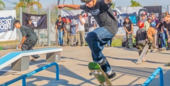 Campeonato de Skateboarding Bonaerense en el Parque Municipal de Deportes Extremos