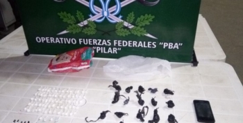 Detención y secuestro de drogas ilícitas en Derqui