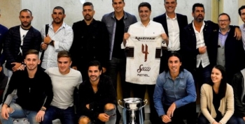 Jorge Macri recibió al plantel del flamante Platense campeón