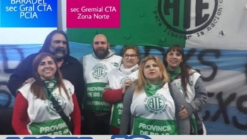 Fuerte presencia de dirigentes de San Fernando en las elecciones de CTA