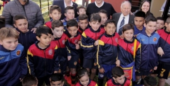 Jorge Macri y Soledad Martínez presentaron la nueva cancha auxiliar de Colegiales