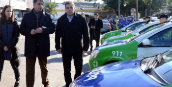Jorge Macri junto a Ritondo presentó nuevos móviles y una Torre de Monitoreo Urbano