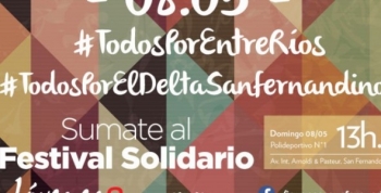 Festival Solidario de música por los vecinos del Delta de San Fernando y de Entre Ríos