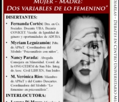 MUJER- MADRE: DOS VARIABLES DE LO FEMENINO.