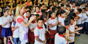 Jorge Macri encabezó el inicio de año lectivo, en la Escuela Manuel Dorrego