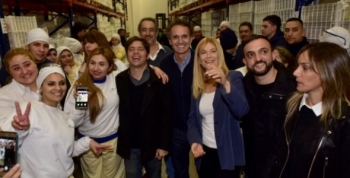 Katopodis recibió a Kicillof y a Magario en San Martín