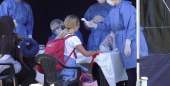 CORONAVIRUS:SAN ISIDRO CONTROLO MICRO PROVENIENTE DE BRASIL