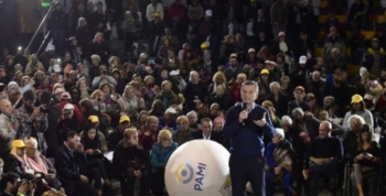 MAURICIO MACRI Y  CASSINOTTI INAUGURARON LOS JUEGOS DE LAS PERSONAS MAYORES