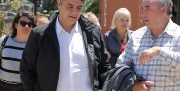 Jorge Macri recorrió las obras en la Plazoleta Aguirre de Florida