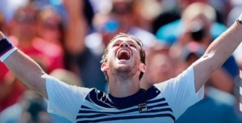 El tenista de Hacoaj Diego Schwartzman en cuartos de final del US Open