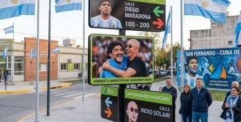 San Fernando: una esquina unirá a Maradona y al Indio Solari 