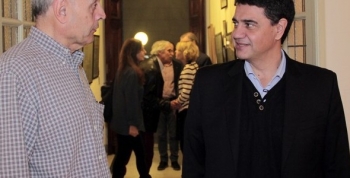 Jorge Macri recorrió la exposición de César Pelli