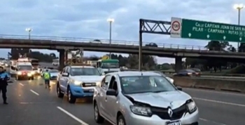 Caos en Panamericana: intentó cruzar a pie y desató una tragedia