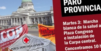 Judiciales y profesionales de la salud realizan un nuevo paro