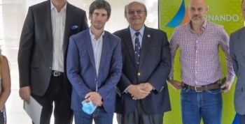 Juan Andreotti firmó importante acuerdo para avanzar con el Parque Industrial