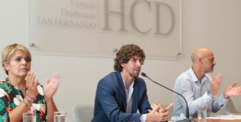 Juan Andreotti inició el período de sesiones del Concejo Deliberante de San Fernando