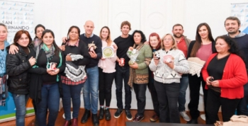 Andreotti recibió a los emprendedores nucleados en San Feriando