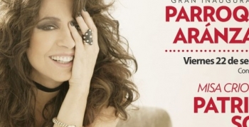 Gran inauguración de la restauración de la Parroquia Aránzazu, con misa criolla de Patricia Sosa