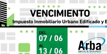 VENCE EL IMPUESTO INMOBILIARIO URBANO EN LA PROVINCIA