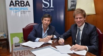 SAN ISIDRO FIRMÓ UN CONVENIO DE COLABORACIÓN CON ARBA 